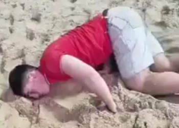 ( VIDEO) TURISTA É DOPADO E ABANDONADO EM PRAIA DO RIO POR TRÊS MULHERES