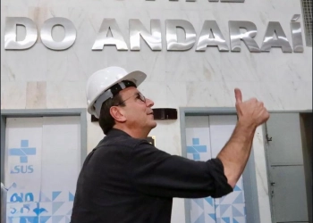 Eduardo Paes visita Hospital do Andaraí e inaugura novos leitos.