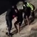 ( Video) Criminoso tenta fugir pelo mar e é preso na Praia da Zona Oeste pela Polícia Militar