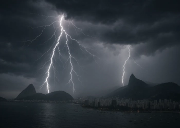 ATENÇÃO!! Pancadas de chuva, raios e rajadas de vento podem atingir o Rio nesta terça-feira”
