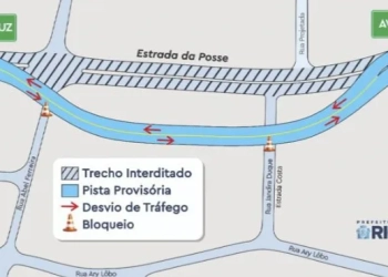 Atenção!! Campo Grande terá novo desvio na Estrada da Posse por obras do túnel do Anel Viário