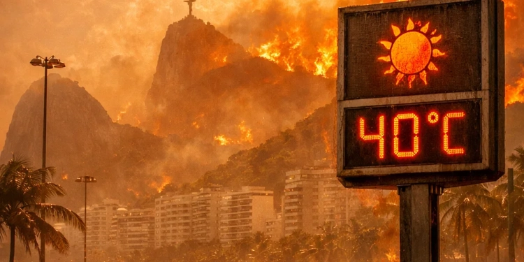 RIO ENTRA EM FORNO DE CALOR: TEMPERATURAS CHEGAM A 40°C E ALERTA DE TEMPORAL LIGA SINAL VERMELHO NA CIDADE