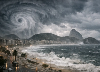 ALERTA MÁXIMO NO RIO: Ciclone Pode Provocar Chuvas Extremas, Ventos Fortes e Transtornos no Sudeste