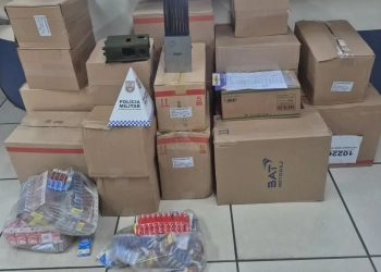 Cerco na Avenida Brasil: ação do 40º BPM prende quadrilha e frustra roubo de carga em Campo Grande