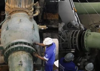 CEDAE ADIA VISTORIA NO SISTEMA GUANDU E REDUZ OPERAÇÃO PARA 50%: ABASTECIMENTO PODE SER AFETADO