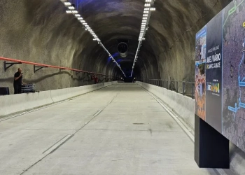 Inauguração do Túnel Professor Moacyr Sreder Bastos em Campo Grande, Zona Oeste do Rio