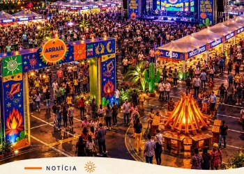 O Maior Arraiá da Zona Oeste está chegando!!! Nos dias 4, 5, 6 e 7 de Junho (feriadão), o ParkShopping Campo Grande receberá mais uma vez o Arraiá Sesc, que já é tradição na região.