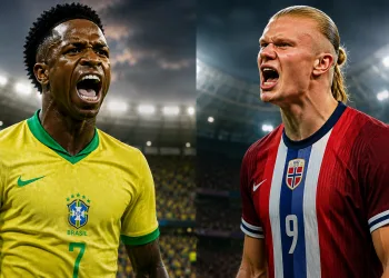 🇧🇷⚔️🇳🇴 CONFIRMADO: BRASIL PEGA A NORUEGA E WEB JÁ ENLOUQUECE COM HAALAND VS VINI JR
