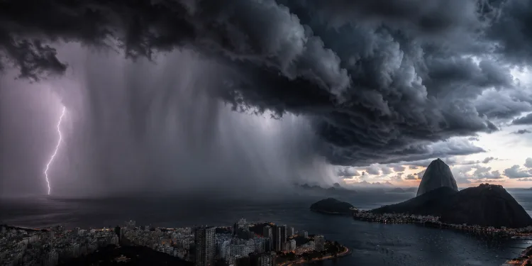 o:  ALERTA NO RIO: Nova frente fria avança e promete virar o tempo com chuva e queda brusca nas temperaturas!