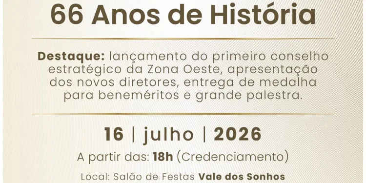 Zona Oeste ganha protagonismo com lançamento de conselho inédito durante os 66 anos da AECG Rio
