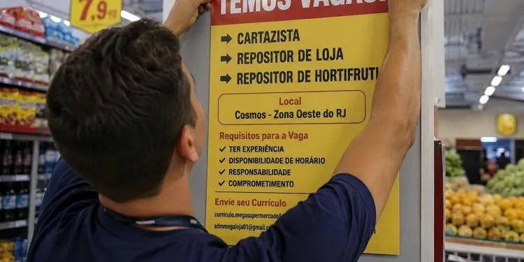 URGENTE: Supermercado abre vagas imediatas em Cosmos; saiba como enviar seu currículo