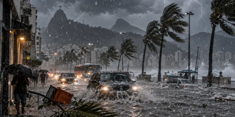 ulo:  ALERTA NO RIO: TEMPESTADES PODEM TRAZER GRANIZO, ALAGAMENTOS E VENTOS DE ATÉ 60 KM/H