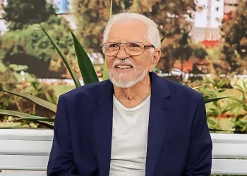 Carlos Alberto de Nóbrega durante a internação para tratar o coração.
