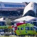 Acidente de trem com composições de alta velocidade na Espanha.