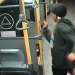 Agentes do BRT Seguro após furto de celular na Estação Benfica.