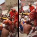 Desabamento em São João de Meriti durante a demolição de um imóvel.