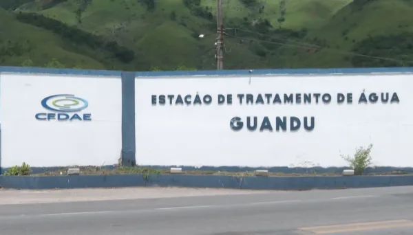 Sistema Guandu passa por reparo emergencial que pode afetar o abastecimento de água.
