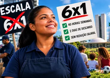 FIM DA ESCALA 6X1 AVANÇA: TRABALHADORES PODEM TER DOIS DIAS DE DESCANSO E JORNADA MENOR