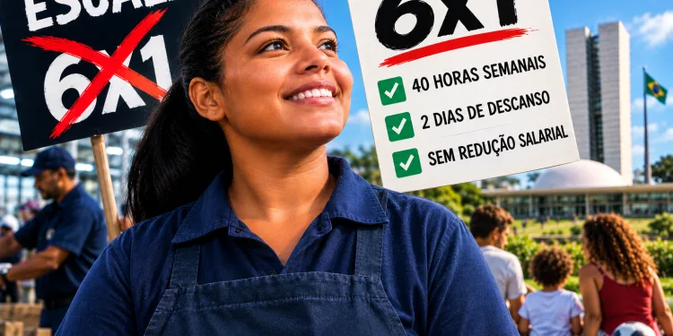 FIM DA ESCALA 6X1 AVANÇA: TRABALHADORES PODEM TER DOIS DIAS DE DESCANSO E JORNADA MENOR