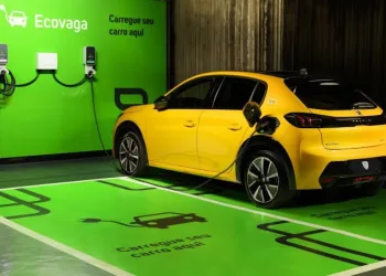 Eletropostos no Rio para recarga de veículos elétricos.